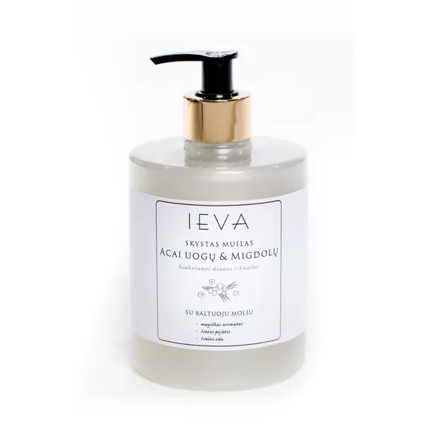 Šķidrās ziepes Ieva asaī ogu un mandeļu 500ml