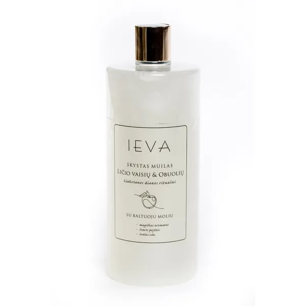 Šķidrās ziepes Ieva līčiju un ābolu 1L