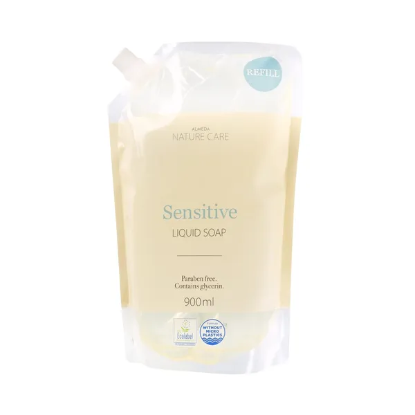 Šķidrās ziepes Sensitive uzpilde 900ml