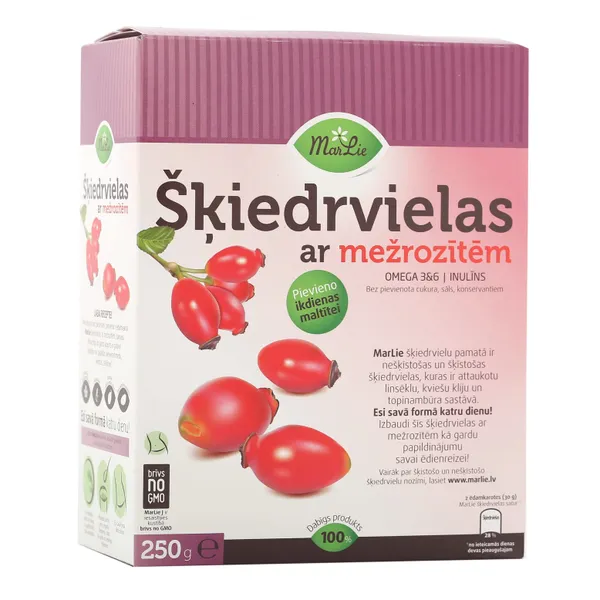 Šķiedrvielas Marlie ar mežrozīti 250g
