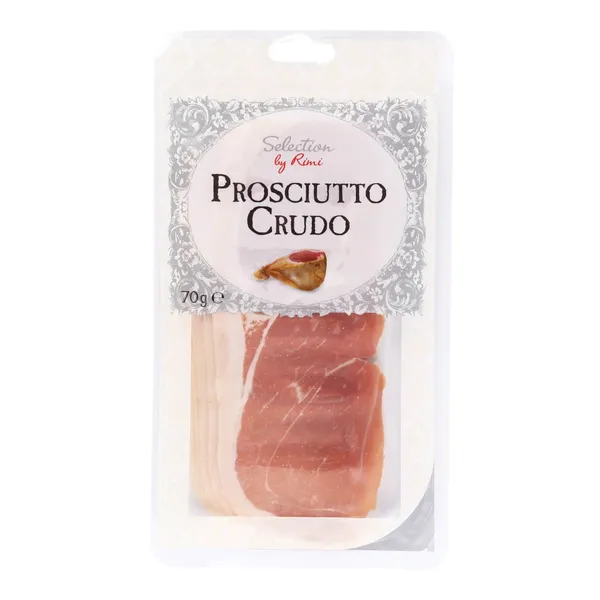 Šķiņķis Selection by Rimi Prosciutto crudo vītināts, šķēlēs 70g