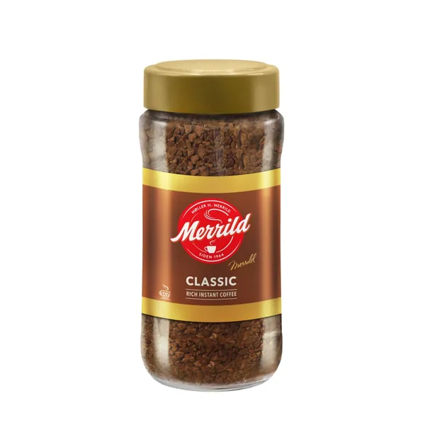 Šķīstošā kafija Merrild classic 200g