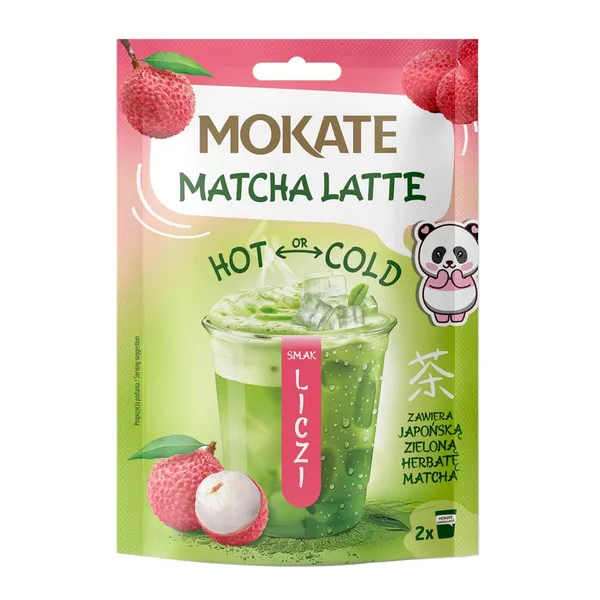 Šķistošais dzēriens Mokate Matcha Latte ar līčiju garšu 40g