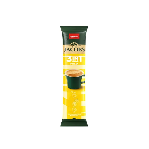 Šķīstošās kafijas dzēriens Jacobs Mild 11,1g