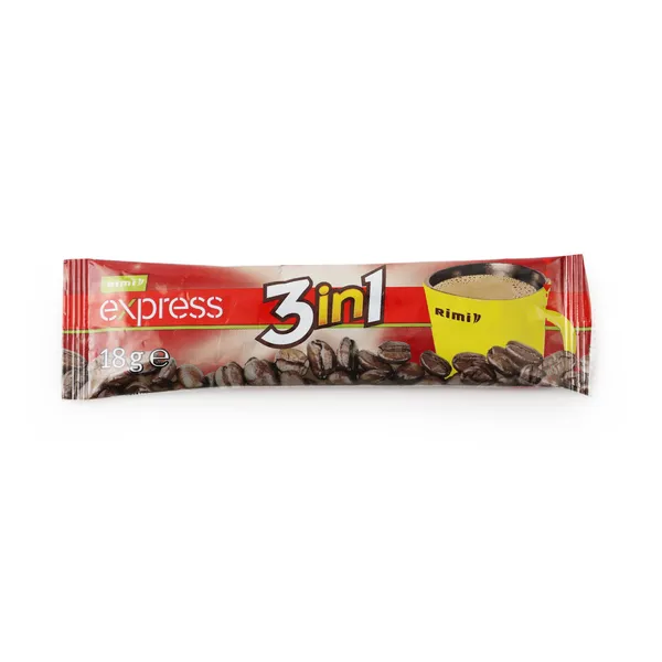 Šķīstošās kafijas dzēriens Rimi Express 3in1 18g