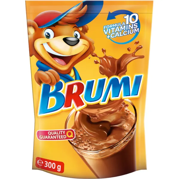 Šķīstošs kakao dzēriena pulveris Brumi 300g