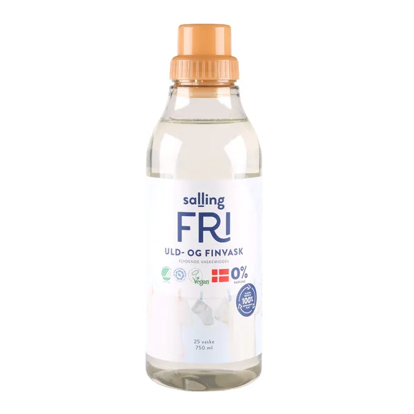 Šķidrais mazgāšanas līdzeklis Salling Fri vilnas un saudzīgi mazgājamiem apģērbiem 750ml