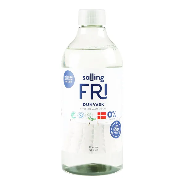 Šķidrais mazgāšanas līdzeklis Salling Fri dūnu jakām un segām 500ml