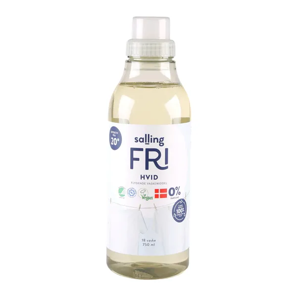 Šķidrais mazgāšanas līdzeklis Salling Fri baltai veļai 750ml