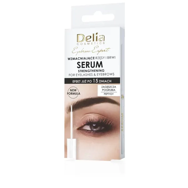 Skrosptu un uzacu serums DELIA stiprināšanai 7ml