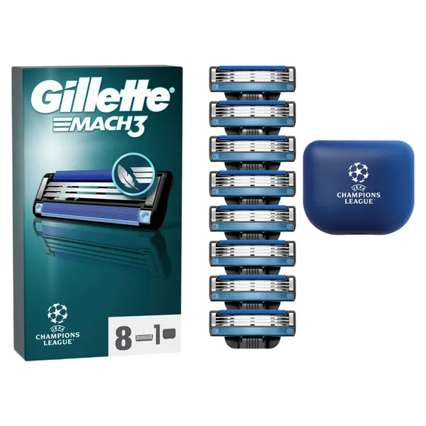 Skūšanās kasetes Gillette MACH3, 8gab.
