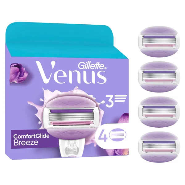 Skūšanās kasetes Gillette Venus Breeze 2in1 4 gab.
