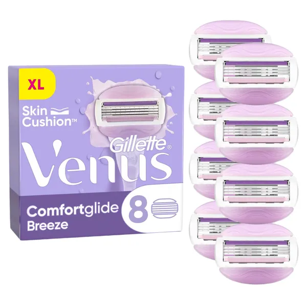 Skūšanās kasetes Venus Comfortglide Breeze, 8 gab.