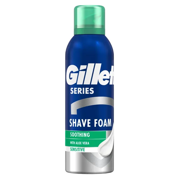 Skūšanās putas Gillette Series Soothing 200ml
