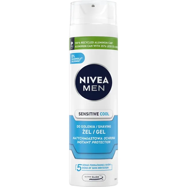 Skūšanās želeja Nivea Sensitive Cooling 200ml