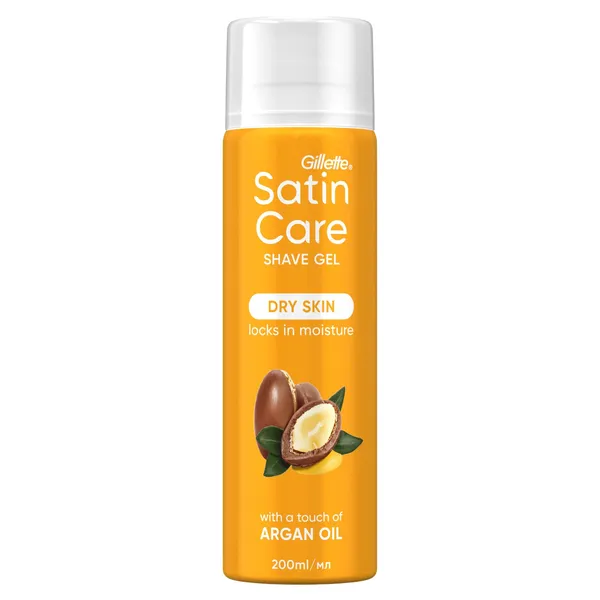 Skūšanās želeja Satin Care Argan Oil 200ml