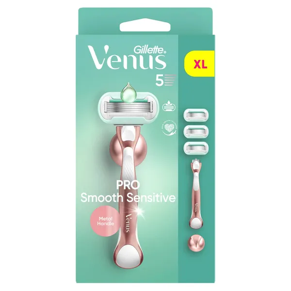 Skuveklis Venus Extra Smooth Sensitive Platinum Rosegold 3gab.