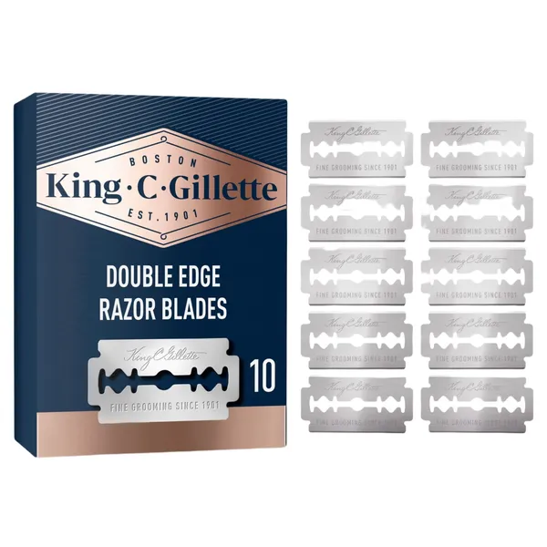 Skuvekļu asmeņi King C Gillette 10 gab.