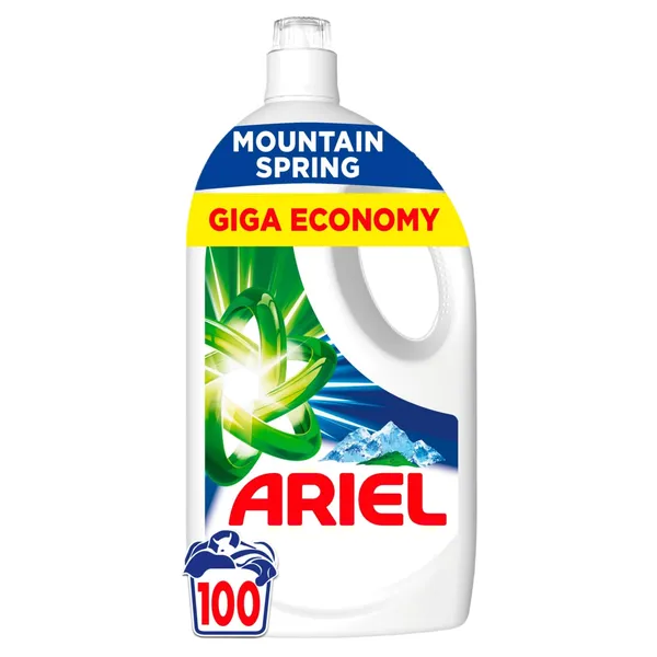 Šķidrais veļas mazgāšanas līdzeklis Ariel Mountain Spring 100MR 4,5l