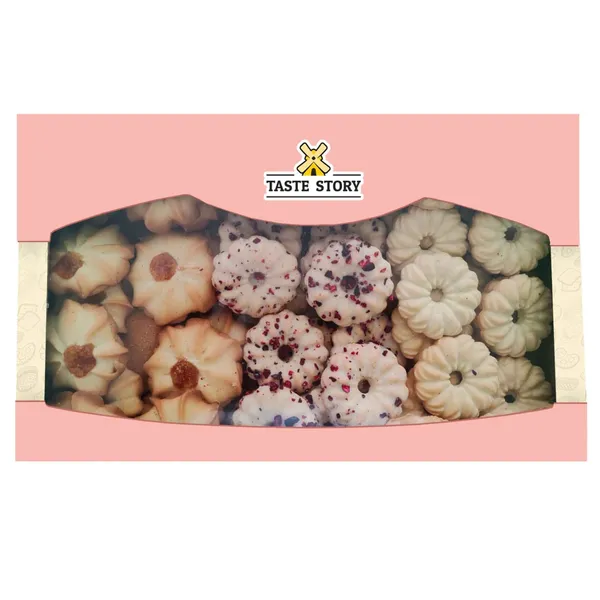 Smilšu cepumi Taste story Garden flowers 500g