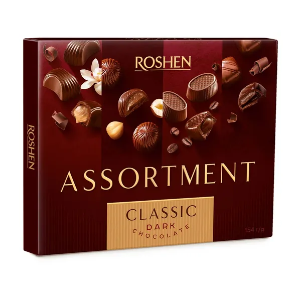 Šokolādes konfektes Roshen Assortment Classic 154g
