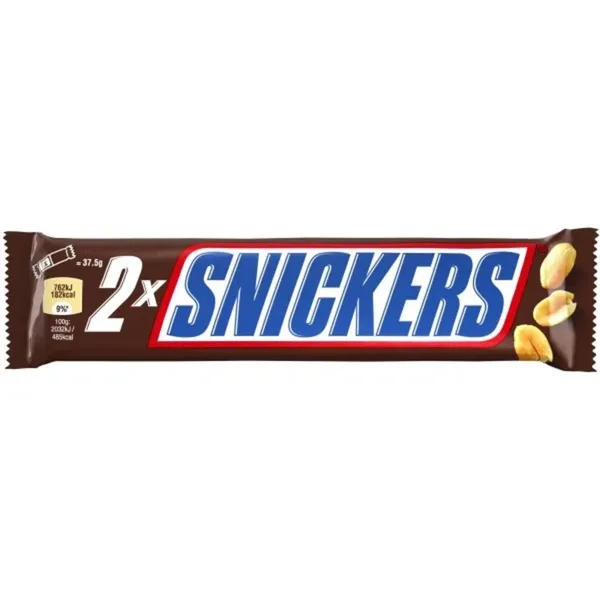 Šokolādes batoniņš Snickers Super 2-Pack 75g