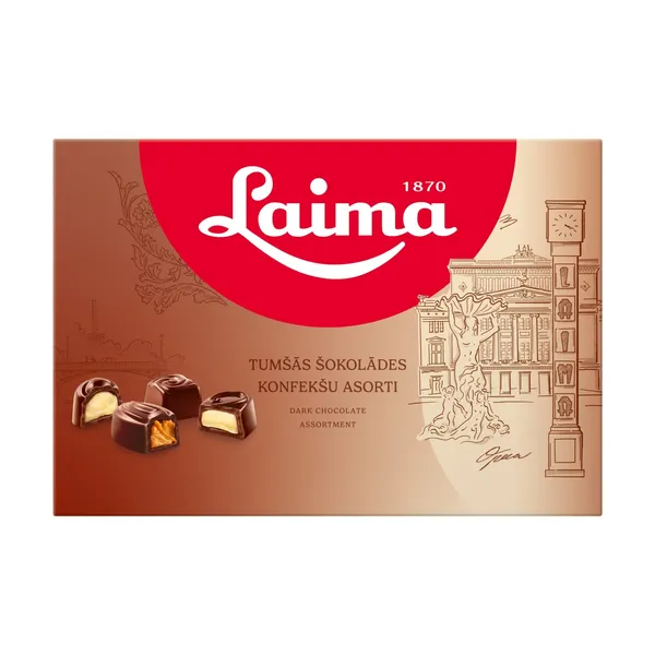 Šokolādes konfektes Laima Rigert asorti 215g
