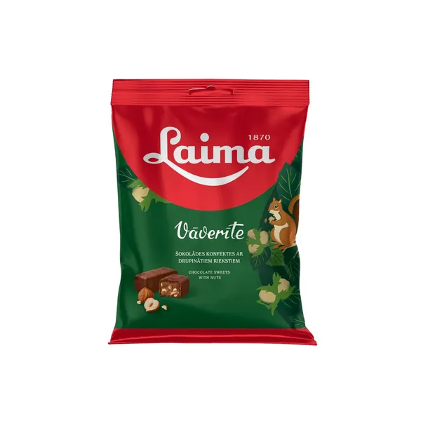 Šokolādes konfektes Vāverīte 160g