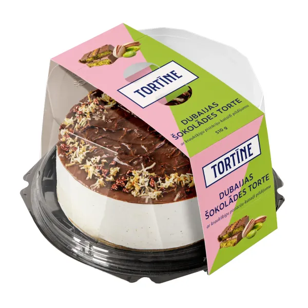Šokolādes torte Tortīne Dubaijas stilā 510g