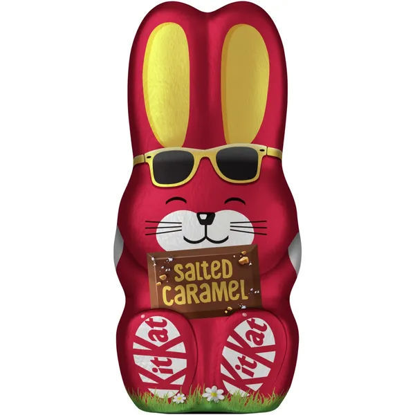 Šokolādes zaķa figūra Nestle Kit Kat ar sāļās karameles gabaliņiem 85g