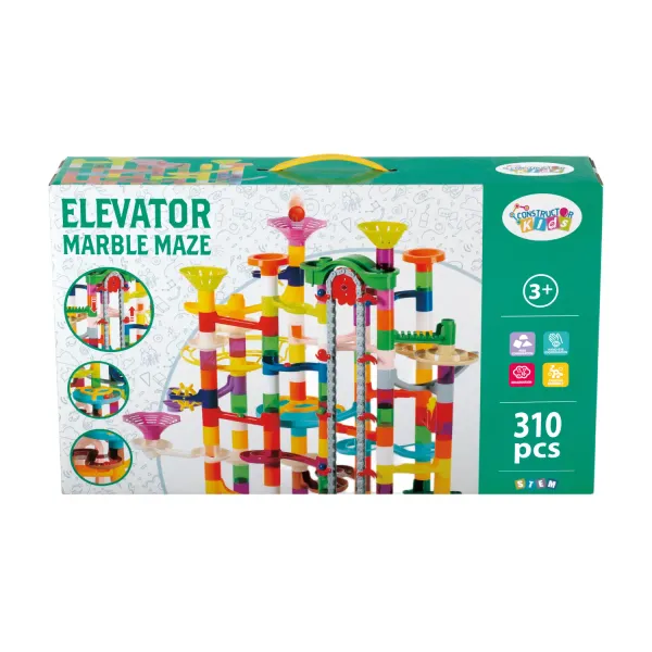 Spēle Construction Kids Elevator Marble Maze AW26