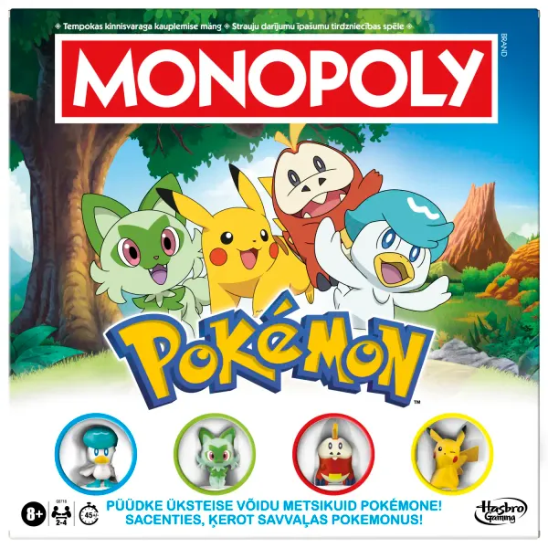 Spēle Monopoly Pokemon EE/LV G0716EL