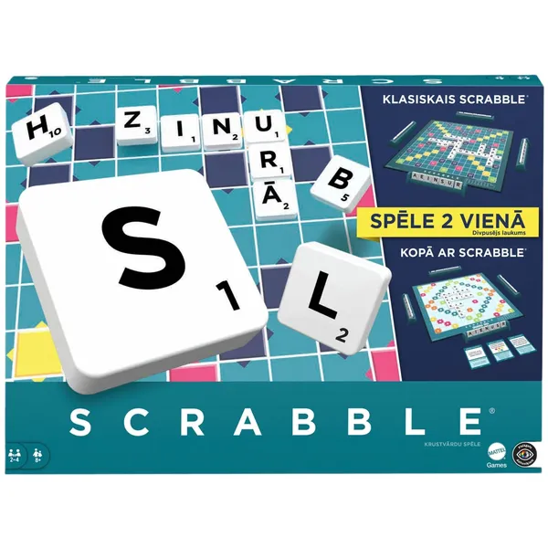 Spēle Scrabble Together 2in1 LV AW25