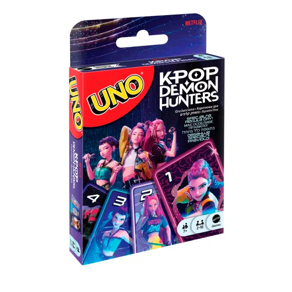 Spēļu kārtis UNO KPOP Demon Hunters AW26