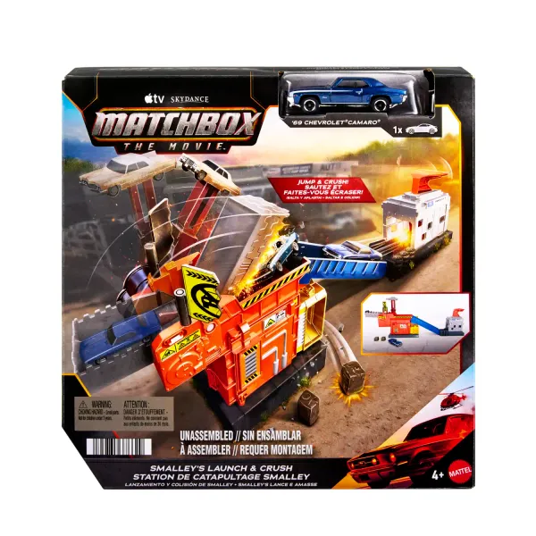 Spēļu komplekts Matchbox Smalley’s Garage Crusher AW26