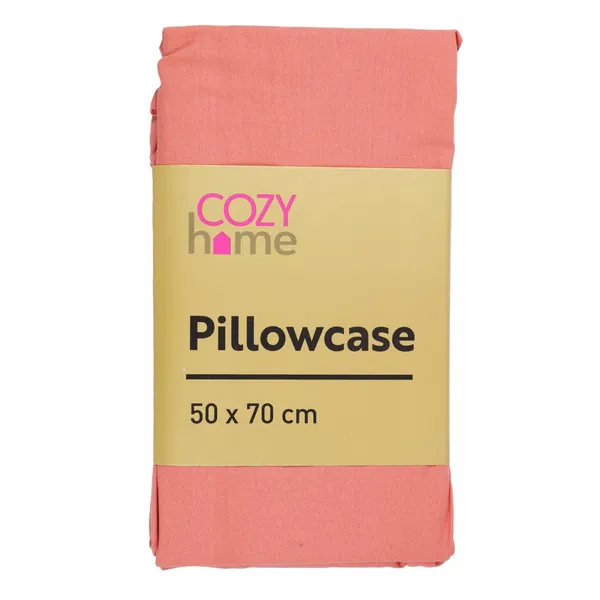 Spilvendrāna Cozy Home 50x70 persiku krāsā SS25