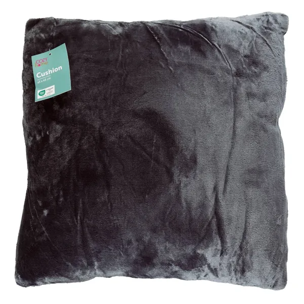 Spilvens Cozy Home tumši pelēks 45x45cm