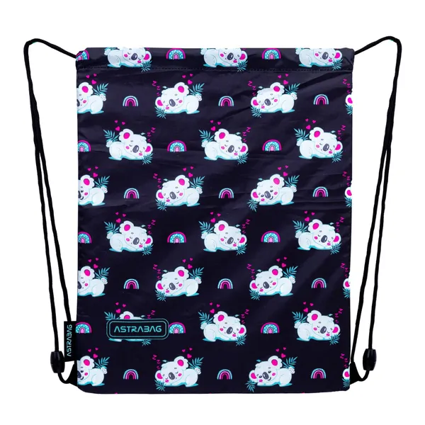 Sporta un apavu maisiņš Astrabag Sleepy Koala 33x0,5x44cm BS26