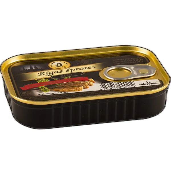 Šprotes eļļā ar atslēdziņu 100g/70g