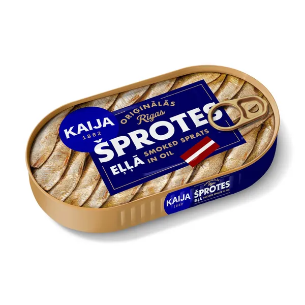 Šprotes eļļā 190g (133g), Kaija