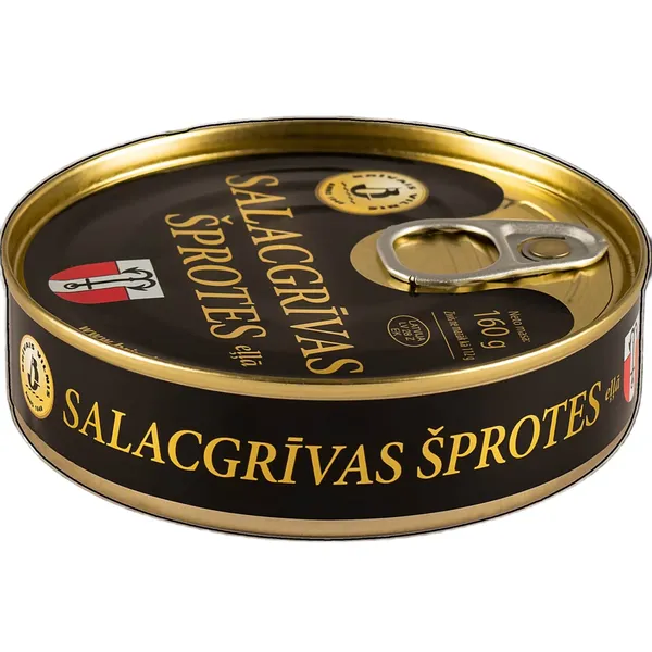 Šprotes Salacgrīvas Brīvais Vilnis eļļā 160g/112g