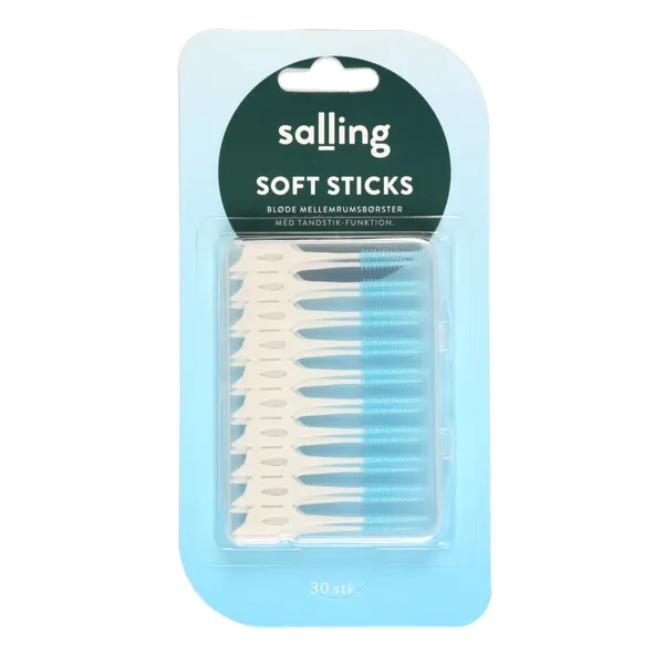 Starpzobu birstītes Salling ar zobu bakstāmo funkciju 30gab.