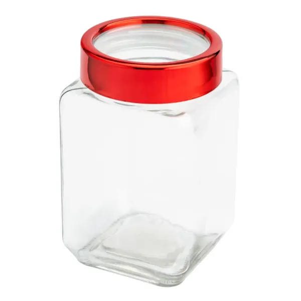 Stikla burka Altom Design, ar sarkanu vāku 700 ml AW26