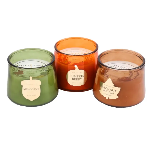 Stikla svece Cozy home 10,2x8cm AW26