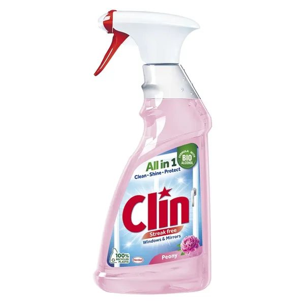 Stiklu tīrīšanas līdzeklis CLIN Peony 500ml