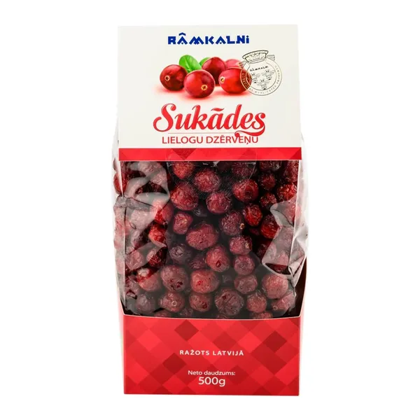 Lielogu dzērveņu sukādes RĀMKALNI 500g