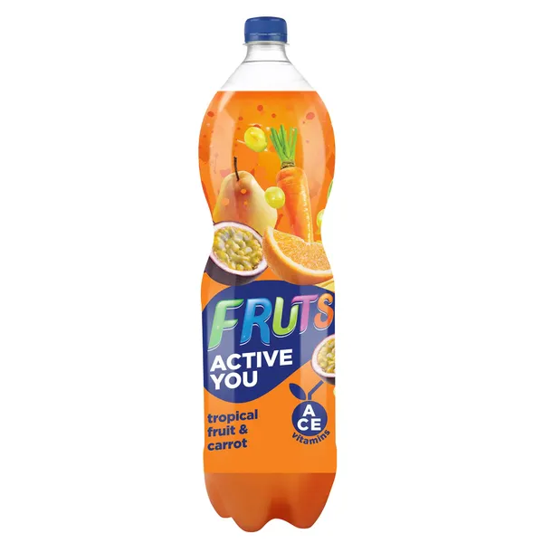 Sulas dzēriens Fruts tropisko augļu un burkānu 1,5l