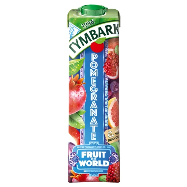 Sulas dzēriens Tymbark granātābolu-greipfrūtu-ābolu 1l