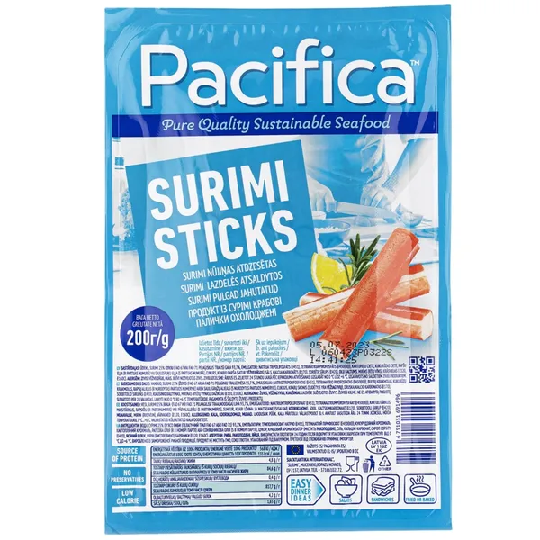 Surimi nūjiņas Pacifica atdzesētas 200g