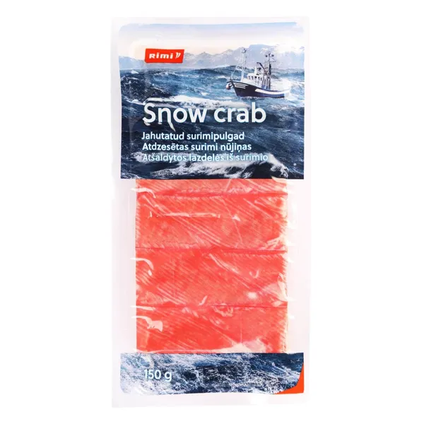Surimi nūjiņas Rimi sniega krabis, atdzesētas 150g